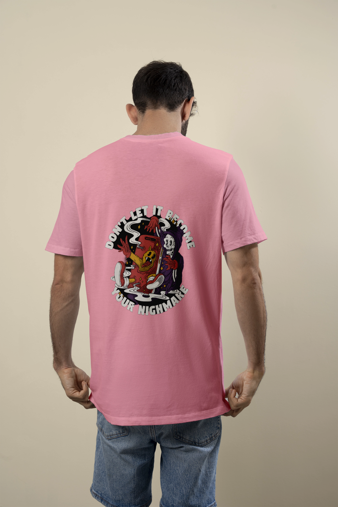 Don’t Let It Become Your Nightmare – Oversized Dual Print T-Shirt